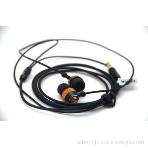 A2DP MP3 Metal Earphones For Music Listenig , Noise Reducin